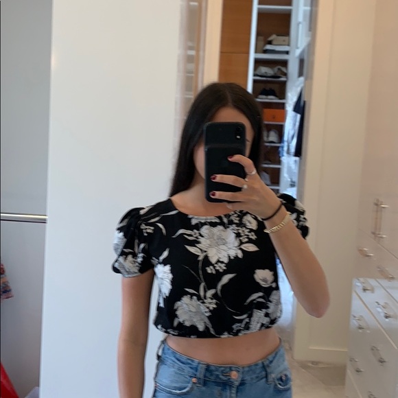 Aqua crop top - Picture 4 of 5